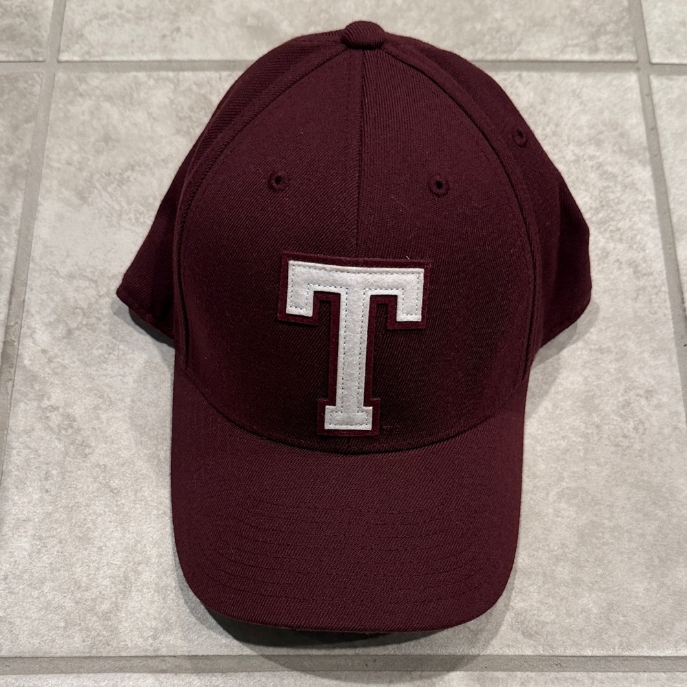 Adidas Texas A&M Aggies Trefoil Hat Cap S/M Maroon NCAA Stretch Fit